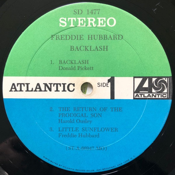 Freddie Hubbard - Backlash LP (Vinyl LP, Atlantic reissue) EX/EX