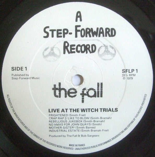 The Fall - Live at the Witch Trials (Vinyl LP, I.R.S., 1989) - EX / EX