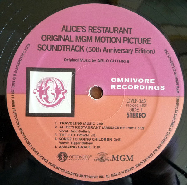 Arlo Guthrie - Alice's Restaurant OST (2x Vinyl LP, MGM, 2019) - Mint / Sealed
