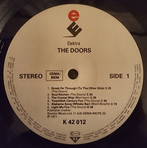 The Doors LP Elektra 180g reissue mint & sealed vinyl