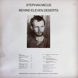 Stephan Micus Behind Eleven Deserts LP Wind Near Mint