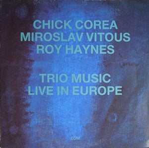 Chick Corea Trio Music Live in. Europe LP ECM EX/EX