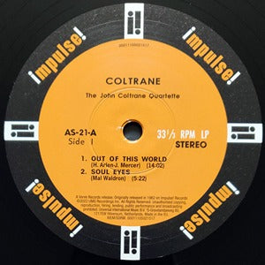 JOHN COLTRANE Coltrane LP Impulse mint vinyl