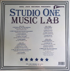 V/A Studio One Music Lab 2-LP Soul Jazz MINT/SEALED