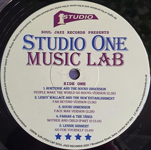 V/A Studio One Music Lab 2-LP Soul Jazz MINT/SEALED