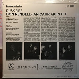 Don Rendell Ian Carr Dusk Fire LP Columbia/ Jazzman