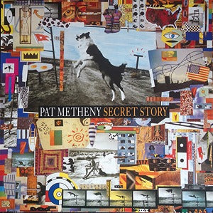 Pat Metheny Secret Story 2-LP Geffen EX/EX