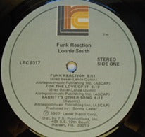 Lonnie Smith Funk Reaction g/f LP 1977 EX/EX