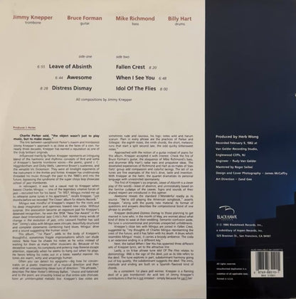 Jimmy Knepper – 1st Place (Vinyl LP, Black Hawk Records, 1986) – EX/ EX